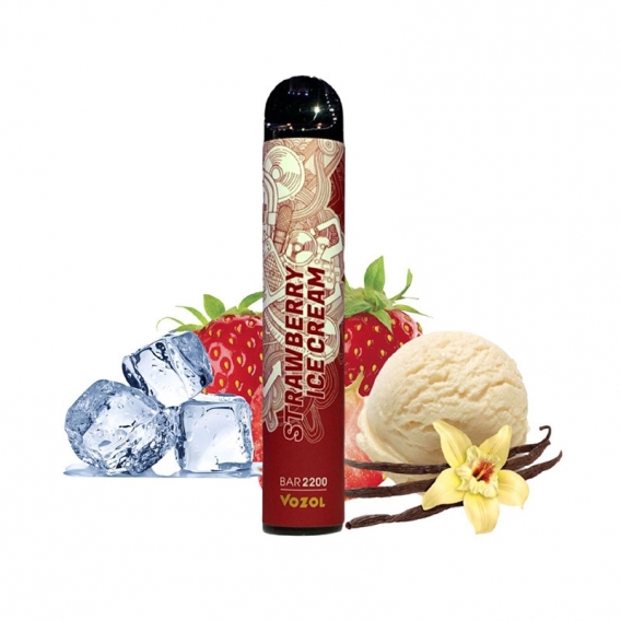 Vozol Bar 2200 Strawberry Ice Cream